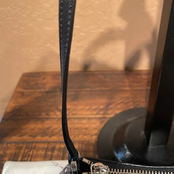 Kate Spade NWT Greta Court Flash Black Glitter & Saffiano Crossbody MSRP $279 - Picture 8 of 10